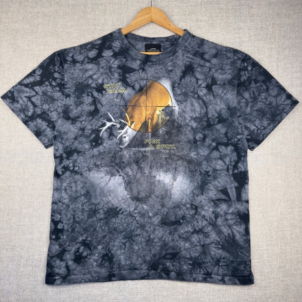 Legendary Whitetails‎ XL Deer Hunting Target Graphic Tee Tie Dye Made USA